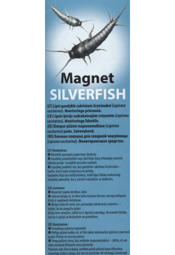 Majasoomuklase kleepuv püünis "Magnet Silverfish" (seirevahend)
